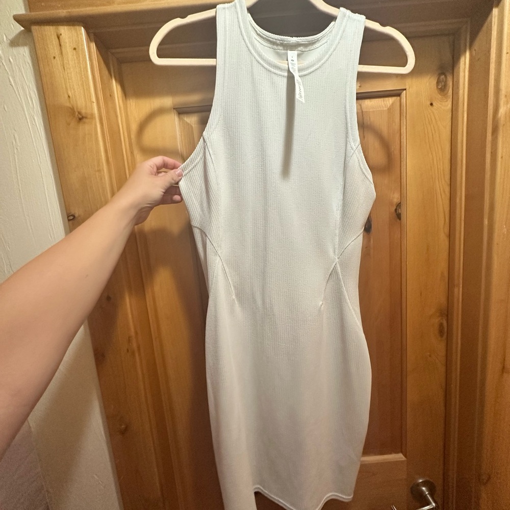 Lululemon Ribbed Softstreme Slim-Fit Tank Top Dress size 8